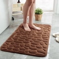 thumbnail image 3 of Alfombra para puerta con relieve de guijarros para el hogar, alfombra para puerta de baño de estilo sencillo, alfombra absorbente de agua, alfombra antideslizante para el baño, 3 of 6