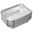 thumbnail image 3 of Bandejas de goteo para parrilla de papel de aluminio: paquete a granel de bandejas duraderas para parrilla Bandejas desechables para grasa para barbacoa compatibles con Made También ideal pa, 3 of 5