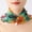 F, variant on Multicolor Scarfs Scarf Women's Sun Proof Thin Spring Summer Headband Cervical Vertebra Neck Scarf