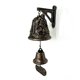 thumbnail image 2 of Timbre metálico vintage para entrada de pared | Campana de bienvenida rústica de hierro con carillón mecánico | Timbre de puerta manual decorativo para el hogar, patio, jardín, bar o cafetería, 2 of 6