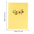 thumbnail image 3 of TIELUTT Up Valentine’s Card 3D Paper Bouquet Greeting Card with Note & Envelope Foldable Keepsake Card for Blank Note Cards for Kids Big Greeting Cards Small Envelopes with Cards Mini Cards Blank Wed, 3 of 5