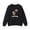 Black, variant on Cat with Guitar Sweatshirt, Love Sweatshirt, Cat Sweatshirt, Valentine's Day Sweatshirt, 50/50 Cotton-Poly Animal Sweatshirt 127