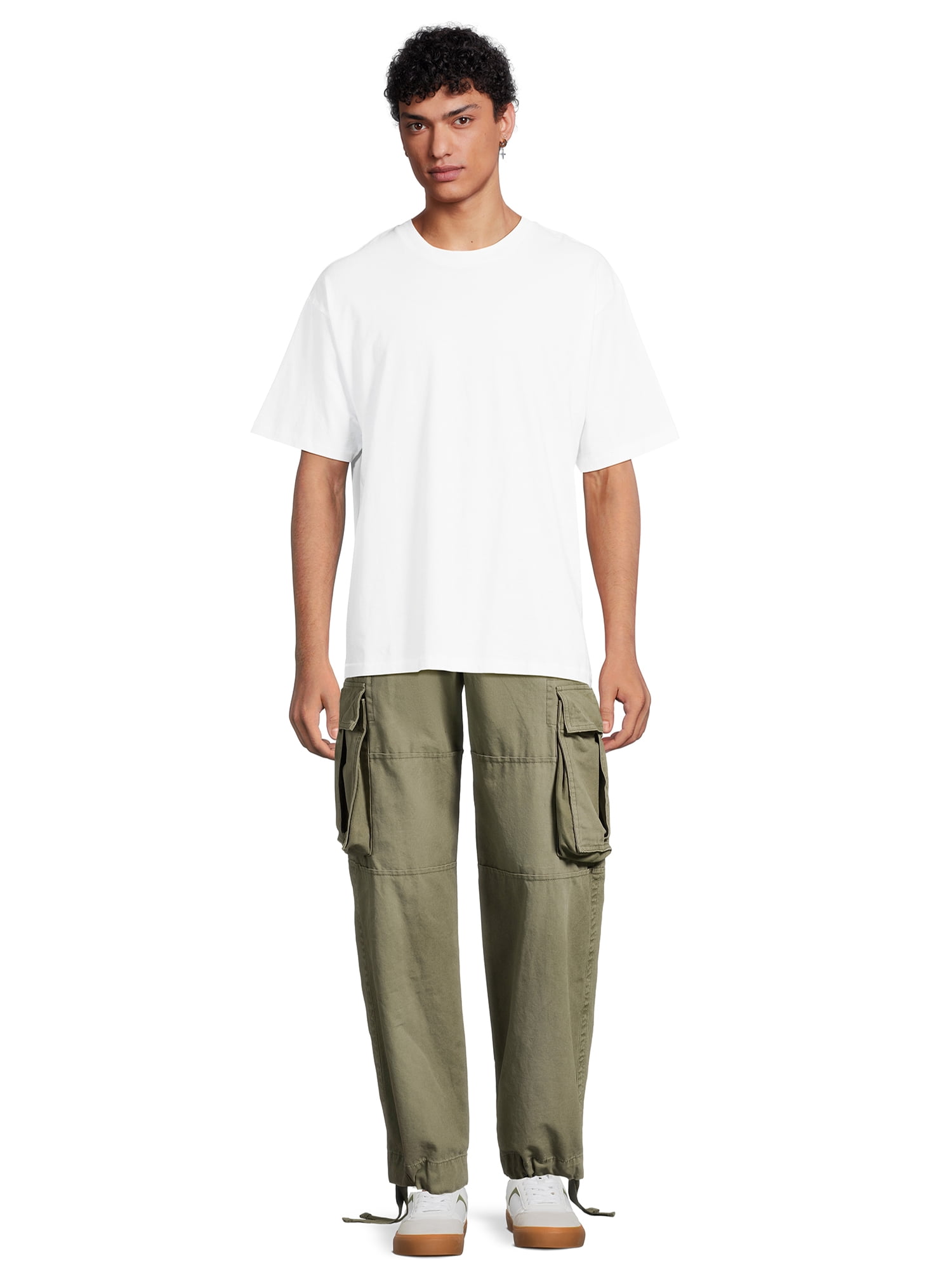 No Boundaries All Gender Wide Leg Cargo Pants, Men's Sizes 28-42