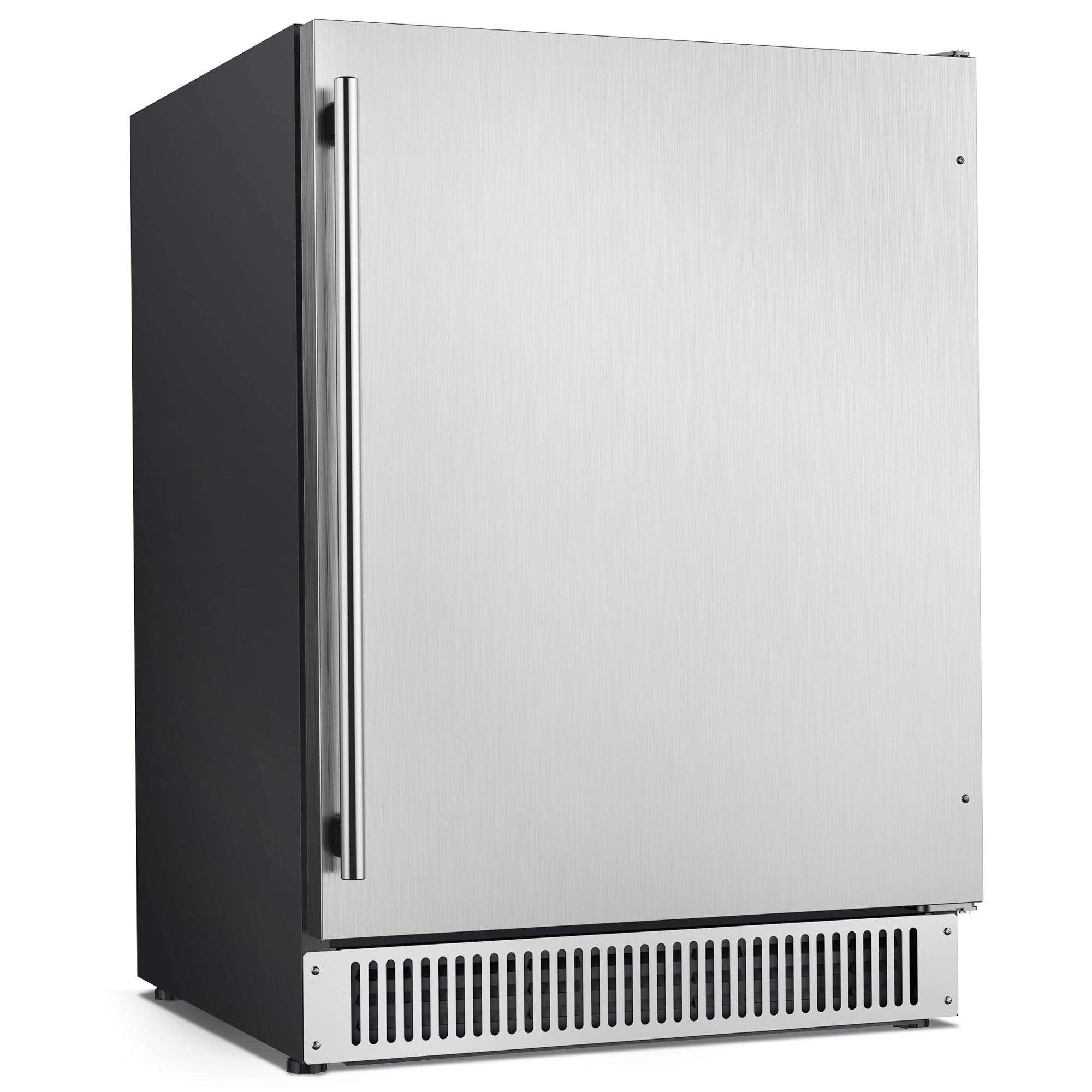 Coolski 1 Door 5.3 Cu Ft 180 Cans Outdoor Beverage Refrigerator, Stainless Steel