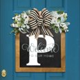 thumbnail image 3 of Señal De Bienvenida De Guirnalda Placa decorativa para puerta con 26 letras, adornos de madera para jardín, señal de bienvenida para puerta (P) Ndcxsfigh Libre de BPA, 3 of 6