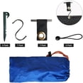 thumbnail image 7 of RV Awning Privacy Side Sunblock Shade Drop 8ft x 8ft Black Mesh UV Protection, 7 of 7