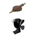 thumbnail image 1 of 1Pcs Fireside Hand Powered Bellow, 1Pcs Wood Log Fireside Fan BLESIY Fuelle de chimenea de madera, 1 of 8