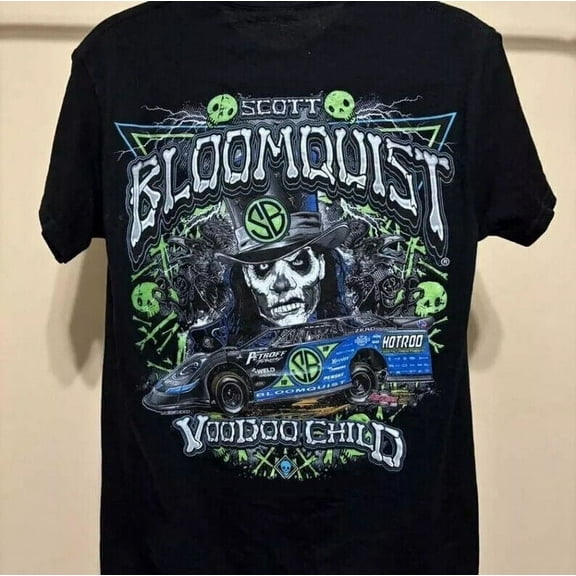 Vintage Scott Bloomquist T Shirt, Dirt Late Model Racingt-Shirt