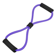 Romacci Yoga Gym Fitness 8-shape Pulling Rope Exercise Resistance Band Chest Expander Muscle Training Tubing Stretching Pull Rope