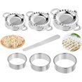 thumbnail image 1 of Dumpling maker, stainless steel dumpling maker, ravioli maker, ravioli shaper, kitchen utensil set, 1 of 5