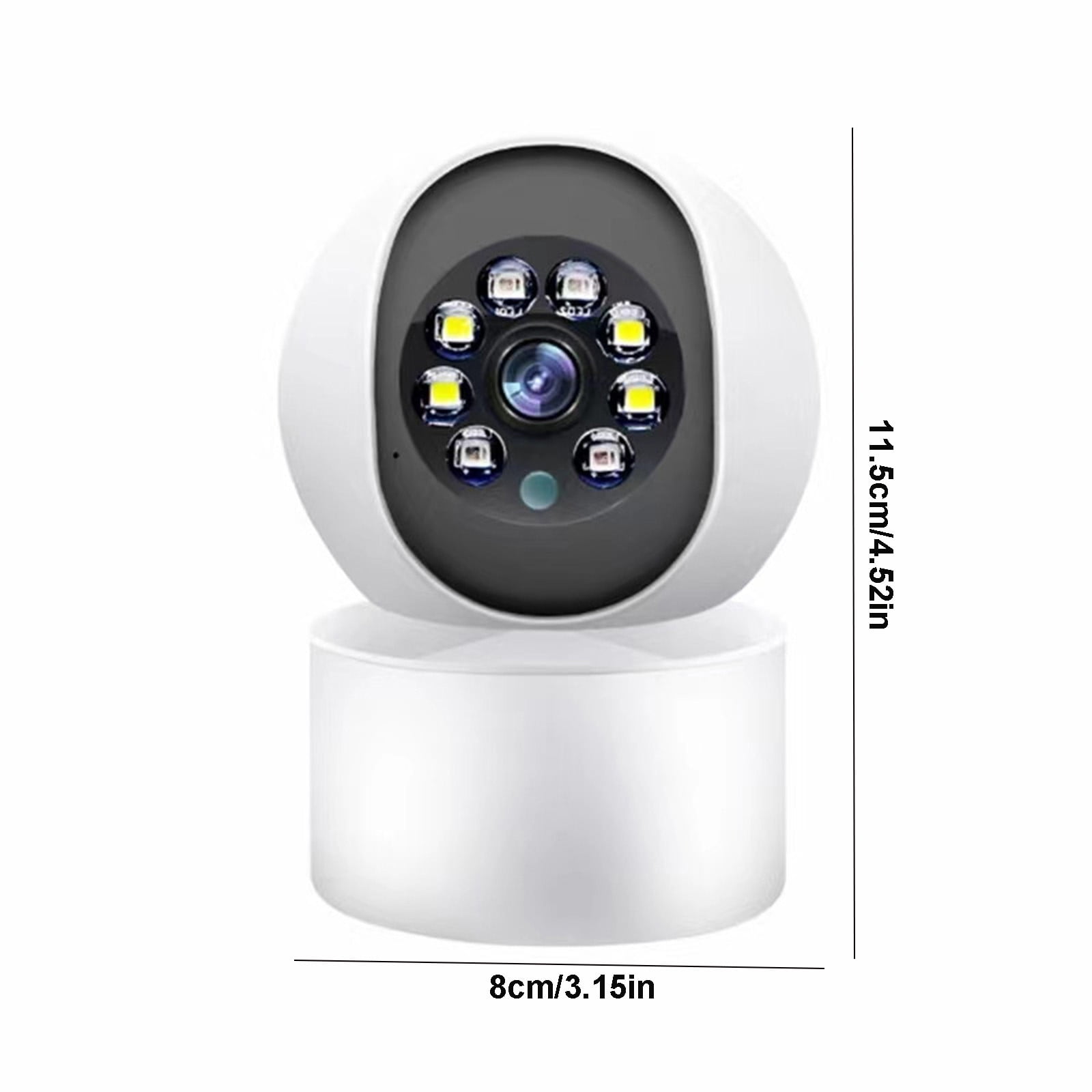 COM1950s Security Camera Indoor Wireless Indoor Security Camera 3Mp Wifi Camera for Home Security Smart Wifi Motion Detection Night Vision 2-Way Audio Security Camera Indoor/Outdoor Wireless