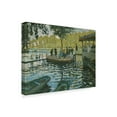 thumbnail image 2 of Trademark Fine Art 'La Grenouillere' Canvas Art by Claude Monet, 2 of 3