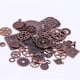 thumbnail image 4 of Cateissary 40 Uds. Fabricación de Metal para joyería, suministro de engranajes DIY, accesorio mecánico Steampunk, hallazgos de rueda, Artesanía rojocobre, 4 of 6