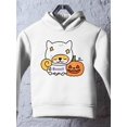 thumbnail image 3 of Cute Shiba Ghost Costume Hoodie Toddler - Toddler Hoodie, White, 3 of 4