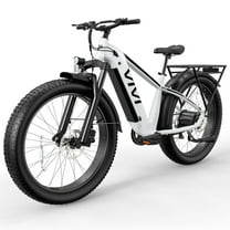 Vivi 26" x 4.0 Electric Bike for Adults, Peak 1475W Motor Fat Tire Ebike, 25MPH Electric Mountain Bike, 60Miles Electric Bicycle with 48V 15AH Battery, Torque Sensor, 7 Speed, Hydraulic Brake, 2849