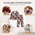 thumbnail image 7 of Sikiie Chicken Women's Long-Sleeve Shirt and Full-Length Bottom Pajama Set (s-xxl)-Small, 7 of 7