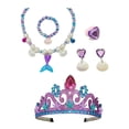 thumbnail image 4 of Juguete de Joyería de Princesa CUTICAT Juego de Simulación de Disfraces de Niñas Violeta Colgante de sirena, 4 of 8