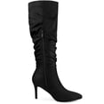 thumbnail image 3 of BLISSFUL STEP Women's Slouch Pointed Toe Stiletto Heel Knee High Boots, 3 of 8