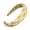 Yellow, variant on SmartBy Women Headband Retro Plaid Pattern Thick Sponge Filling Soft Fabric Hair Hoop Fluffy Hairstyle Hair Accessory