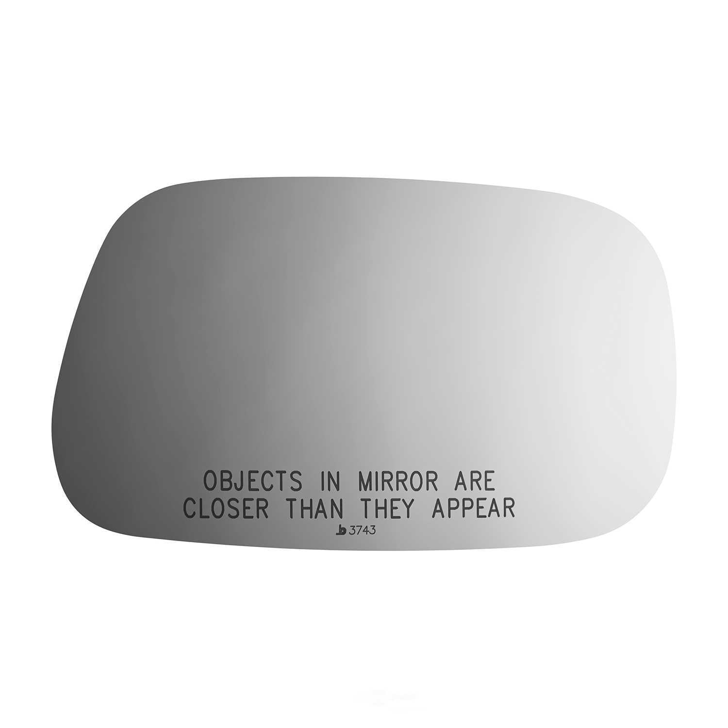 Burco Side View Mirror Replacement Glass - Clear Glass - 3743