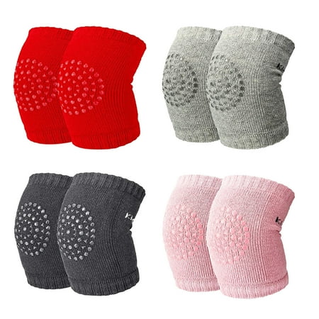 

Dadaria Baby Girl Newborn Essentials 4 Pairs 4Pairs Kids Baby Safety Sport Crawling Elbow Cushion Knee Pads Protective Gear A Boys Girls