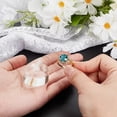 thumbnail image 3 of 2Pcs Clear Acrylic Ring Holder Oval Ring Holder Blocks with Clip Ring Showcase Display Holder Rings Stand Jewelry Storage Organizer Display Riser Stand for Jewelry Ring, 3 of 9