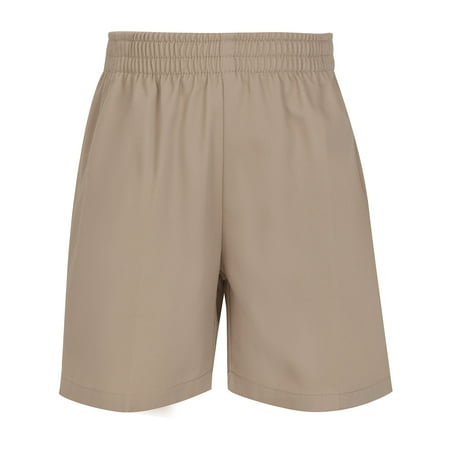 mens khaki shorts with elastic waistband