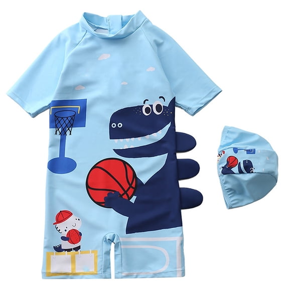 Boys Swimsuit 2 Piece Rash Guard Swimsuits Kids Quick Drying Beach Surfing Bathing Suit Upf 50 Swimwear Summer Holiday Tops Navy 1-2 Years