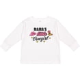 thumbnail image 3 of Inktastic Mamas Little Cowgirl with Cowgirl Hat and Boots Girls Long Sleeve Toddler T-Shirt, 3 of 5