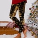 thumbnail image 5 of Mallas con estampado navideño para mujer, pantalones largos de cintura alta, cálidos, a la moda, para Yoga y Navidad, Invierno, 5 of 5