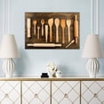 thumbnail image 2 of Kitchen Canvas Wall Art Kitchenware Picture Dining Room Canvas Painting for Home Wall Decor, Spoon Cooking Utensil Framed Artwork for Kitchen Restaurant Wall Decoration Ready to Hang (12" Hx18 W), 2 of 6