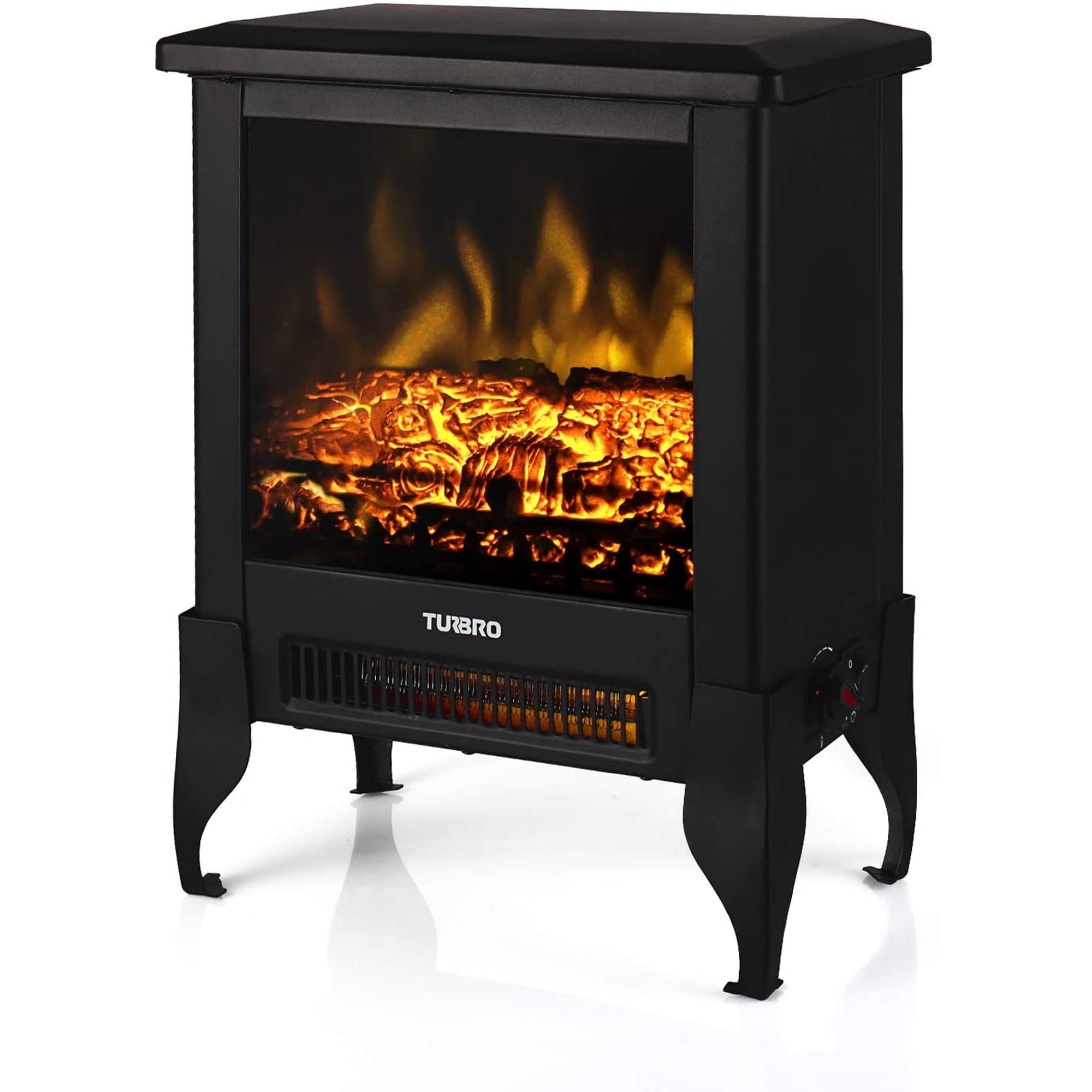 TURBRO Suburbs TS17 Compact Electric Fireplace Stove, Freestanding Stove  Heater with Realistic Flame - CSA Certified - Overheating Safety Protection  - for Small Spaces - 18 1400W | Walmart Canada