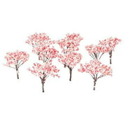 20pcs 65cm Blossom Cherry HO OO Scale Model Trees Scenery Railroad Layout Scene