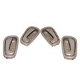 thumbnail image 1 of Manija de puerta interior de serie de 4 piezas para cerradura manual trasera del lado del conductor y del pasajero 1998-2002, beige/marrón, 1 of 5