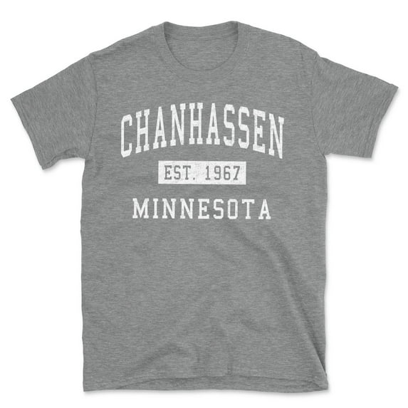 Chanhassen Minnesota Classic Established Men's Cotton T-Shirt