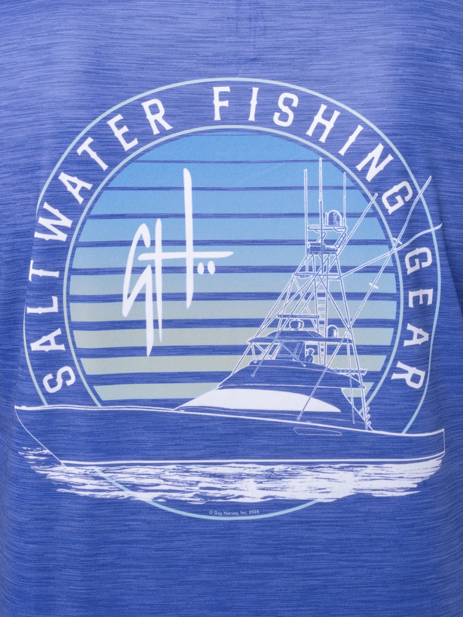 GH BY GUY HARVEY Men's Long Sleeve Sun Protection SFG Sportfishing Hoodie