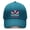 Blue-green, variant on United States 250th Anniversary Bright-blue Hat Featuring Printed Patriotic Artwork with Adjustable Construction for Everyday Wear and National Celebrations