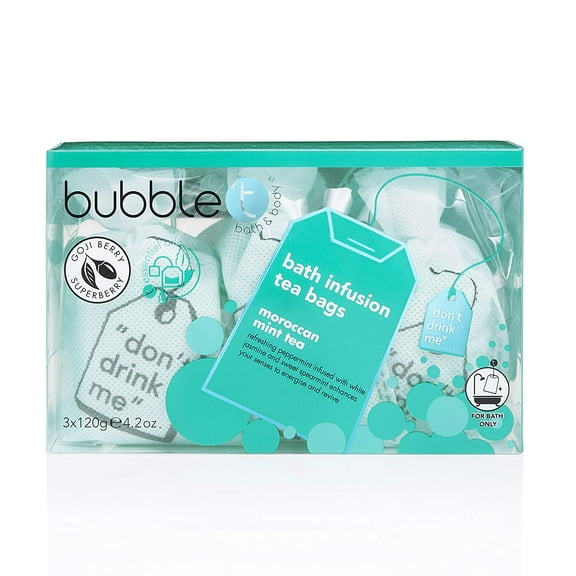 Bubble T Bath Infustion Tea Bags - Moroccan Mint Tea
