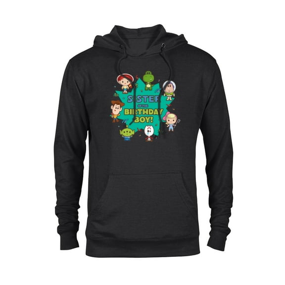 Disney and Pixar’s Toy Story Cute Sister of the Birthday Boy - Pullover Hoodie for Adults - Customized-Black