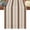 Brown, Beige, variant on Beige Striped Short Table Runner 36 Inches Long, Modern Minimalist Stripes Farmhouse Cotton Linen Table Runners Dresser Scarves, Fabric Tabletop Scarf Furniture Cover for Dinner Party Decor 13"x36"