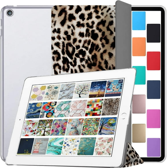 iPad 7.9 Inch Mini 3 2 1 Generation [iPad Mini 3rd 2nd 1st ] A1599 A1489 A1432 MGNV2LL/A MGYE2LL/A MGNR2LL/A ME276LL/A ME277LL/A PrintediPad Cover Translucent Frosted Hard Back - Leopard