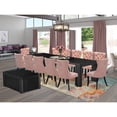 thumbnail image 3 of Luxe by East West Furniture 14-piece Dining Room Table Set a Rectangular Dining Table with a coffee Table, 3 of 3