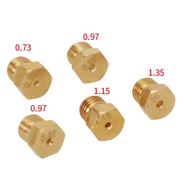 5PCS Burner Gas Natural Gas Hob LPG Conversion Kit Jets Nozzles Injectors Set