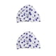 thumbnail image 3 of Billuyoard Gorros secos para ducha con estampado de flores, resistente al agua, banda elástica, dobladillo, sombrero colorido para baño, mujeres, niñas, punto morado 2piezas Billuyoard CBP379835, 3 of 6