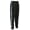 Black / White, variant on Mens Athletic Track Pants with Ribbed Cuff Leg