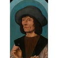 thumbnail image 2 of Quentin Massys 17x24 Gold Ornate Framed and Double Matted Museum Art Print Titled - Portrait of a Man with a Pink (1500-10), 2 of 4