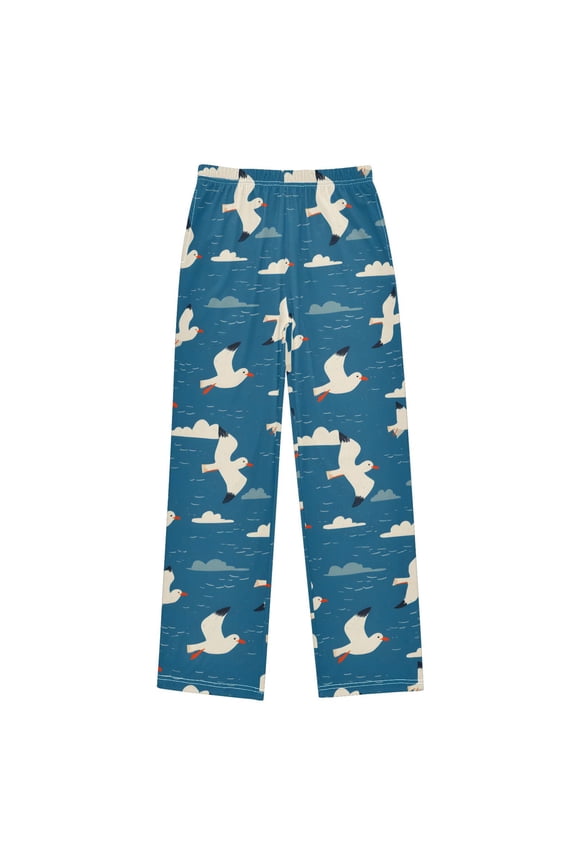Bird White Cloud Pajama Pants Soft Lightweight Lounge Pants Bottoms Sleep Pants Warm Comfy