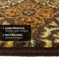 thumbnail image 3 of Skid-Resistant Carpet Indoor Area Rug Floor Mat – Kaleidoscope Bloom – Autumn Brown – 3 Feet X 5 Feet, 3 of 6