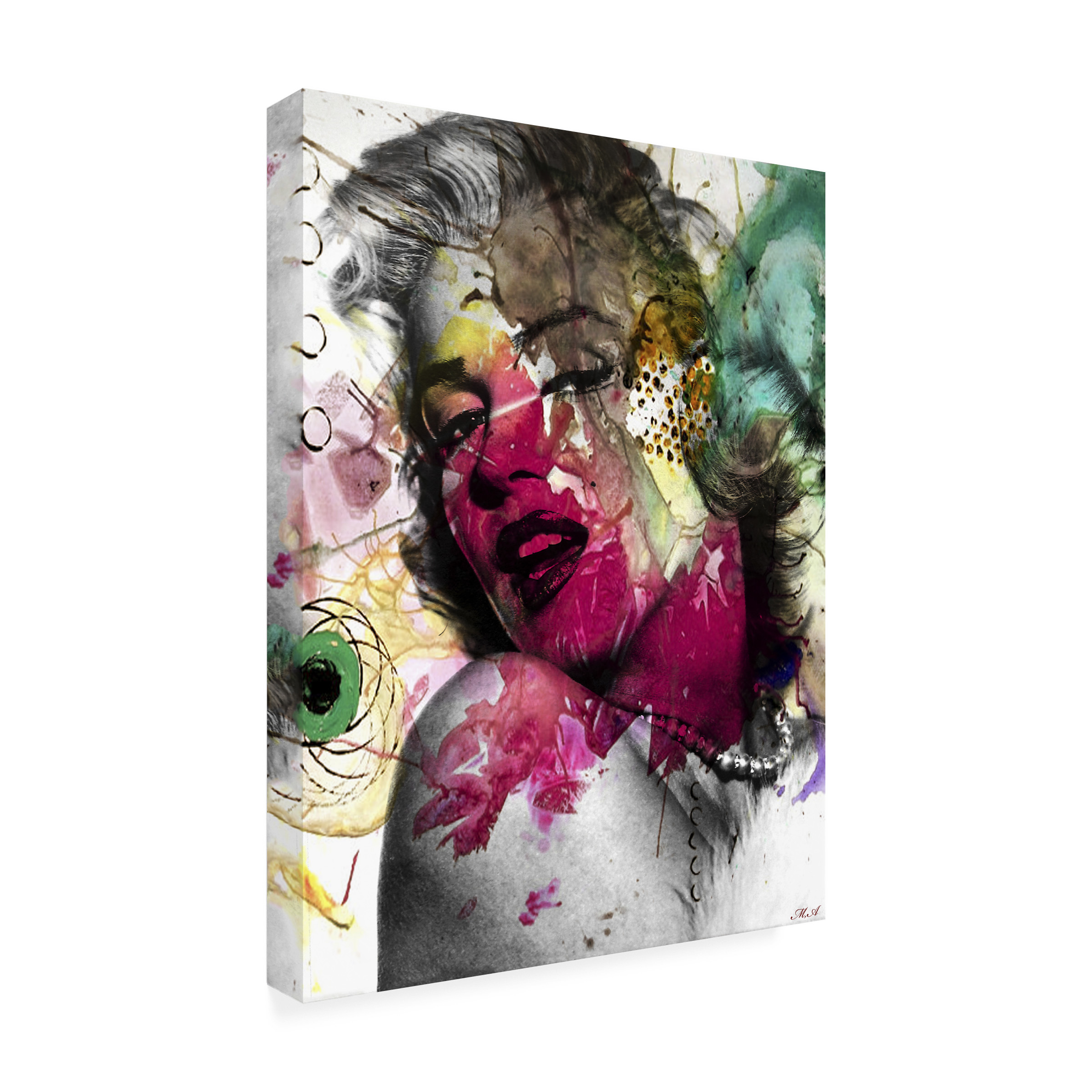 Mark Ashkenazi 'Marilyn Monroe II' Canvas Art