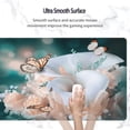 thumbnail image 4 of Gaming Mouse Pad,Desk Mat Extended Large Butterfly Yellow Roses Mouse Pad Mat with Non-Slip Base Mousepad for Computer,Office,Keyboard and Laptop 31.5×15.7×0.12, 4 of 6